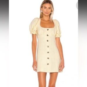 PrettyLittleThing Taupe Button Front Tie-Waist Mini Dress